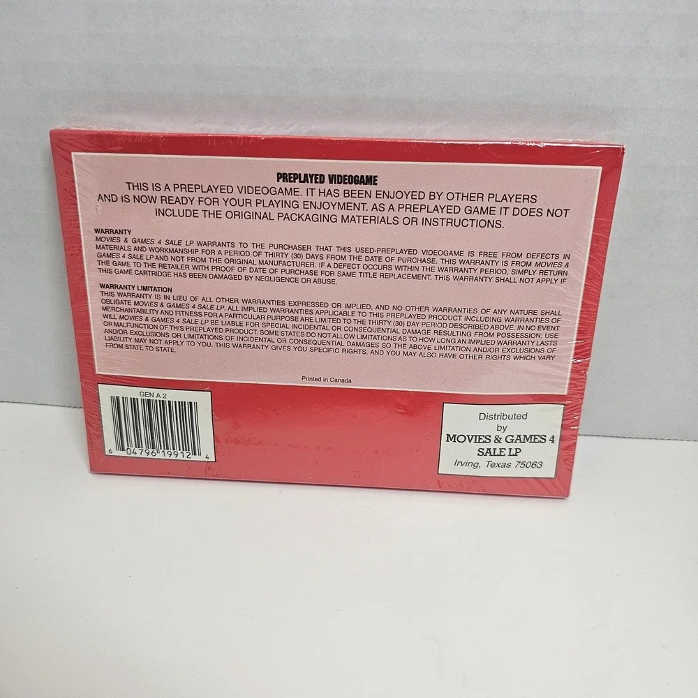 Tommy‎ Lasorda Baseball Sega Genesis GAME ONLY. Sealed Preplayed Package